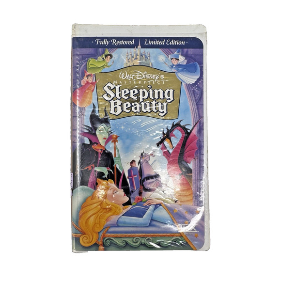 Sleeping Beauty (Limited Edition) (VHS, 1997) Walt Disney's Masterpiece EUC - Picture 1 of 10